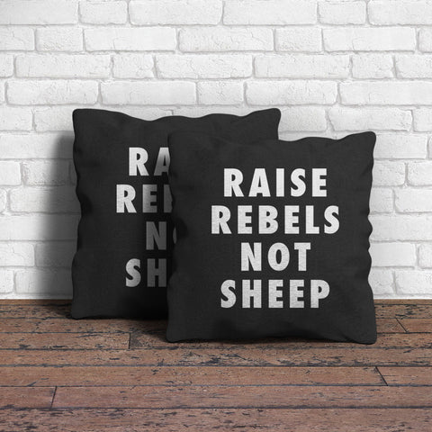 Raise Rebels Throw Pillow