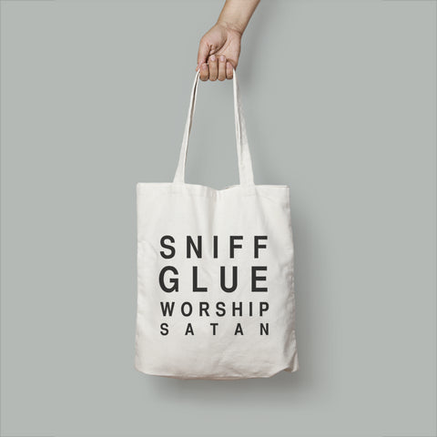 Sniff Glue Tote Bag